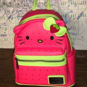Loungefly strawberry hello Kitty mini backpack